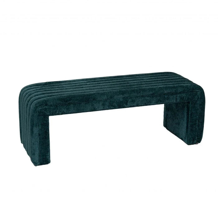 Lizza Bench- Shiny Teal Blue