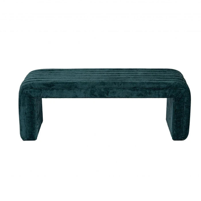 Lizza Bench- Shiny Teal Blue