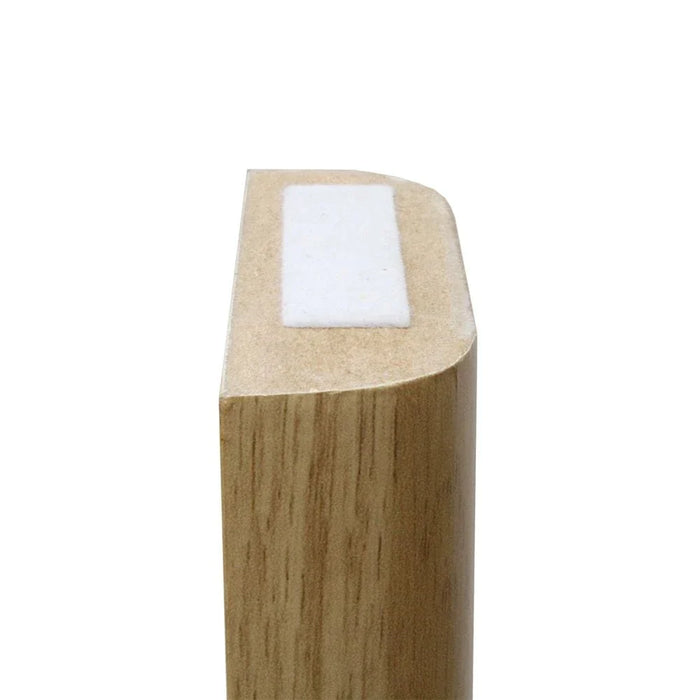 Chiba Set of 2 Stackable Stools - Natural Oak - With 2-Year Warranty