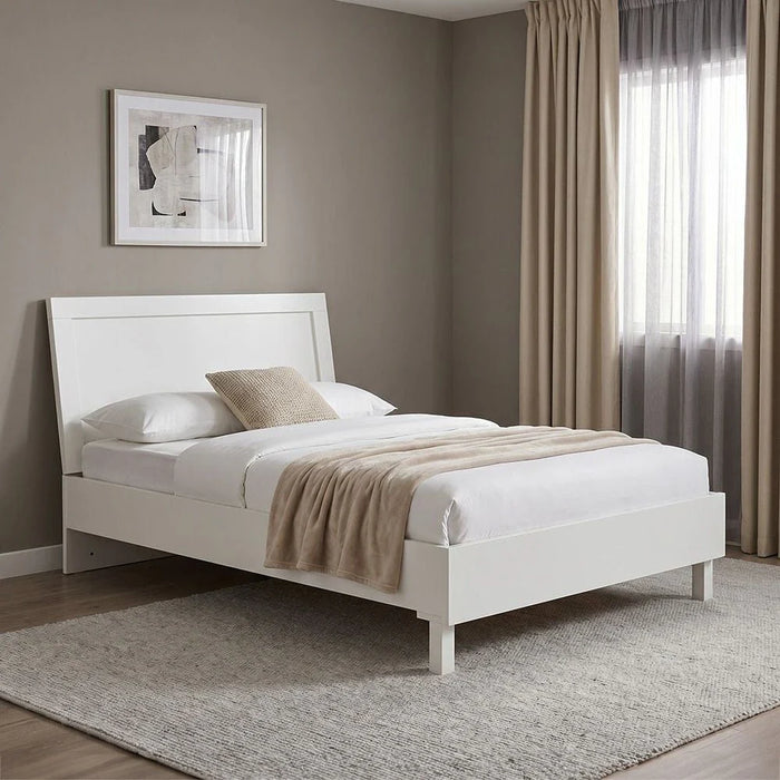 Brooklyn 120x200 Single Bed-White-With 2-Year Warranty