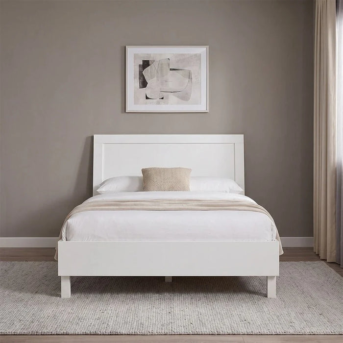 Brooklyn 120x200 Single Bed-White-With 2-Year Warranty