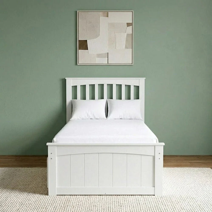 Ultron 90x190 Captain Bed with 3 Drawers-White-With 2-Year Warranty