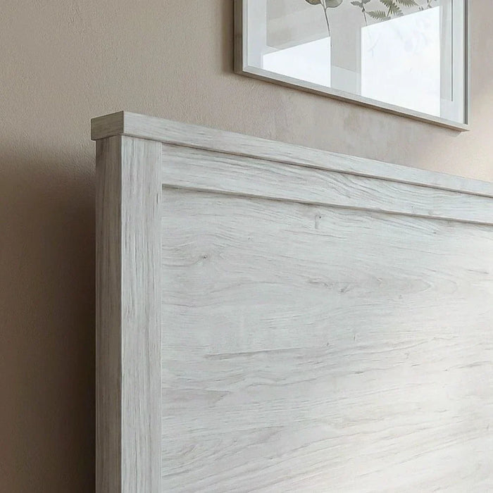 Zirco 120x200 Single Bed with Storage-White Oak-With 2-Year Warranty