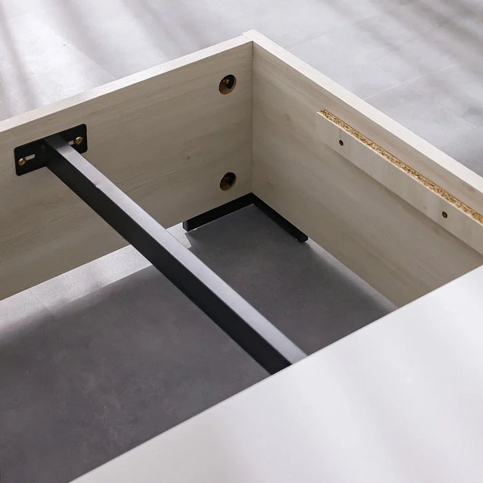 Pletora 120x200 Single Bed with LED Lights - Grey Oak - With 2-Year Warranty