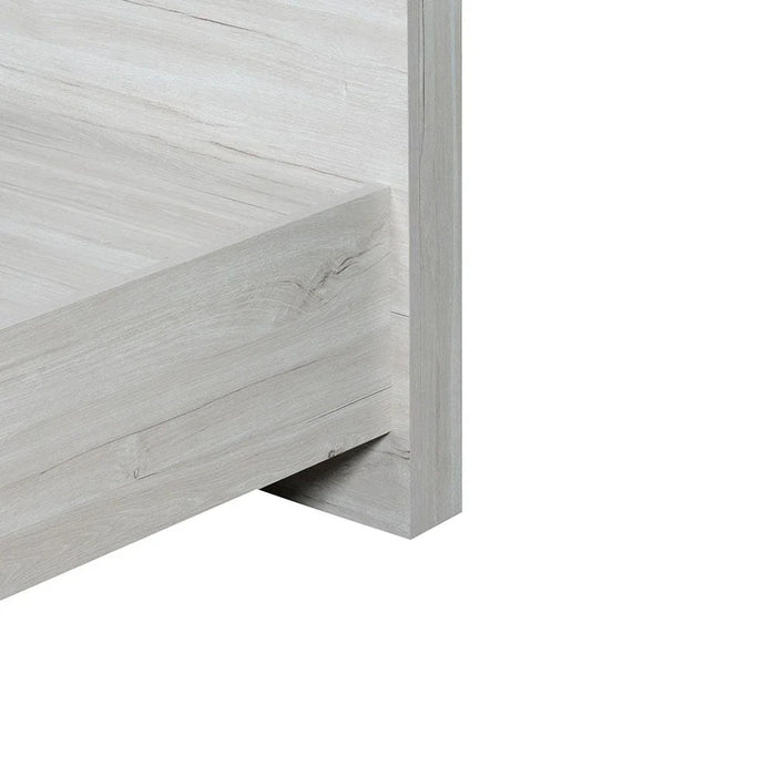 Cambridge 90x200 Single Bed - Oak/White Oak - With 2-Year Warranty