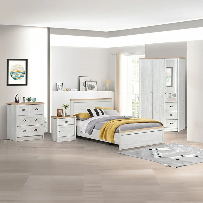 Cambridge 4-Drawer Young Dresser - Oak & White Oak - With 2-Year Warranty