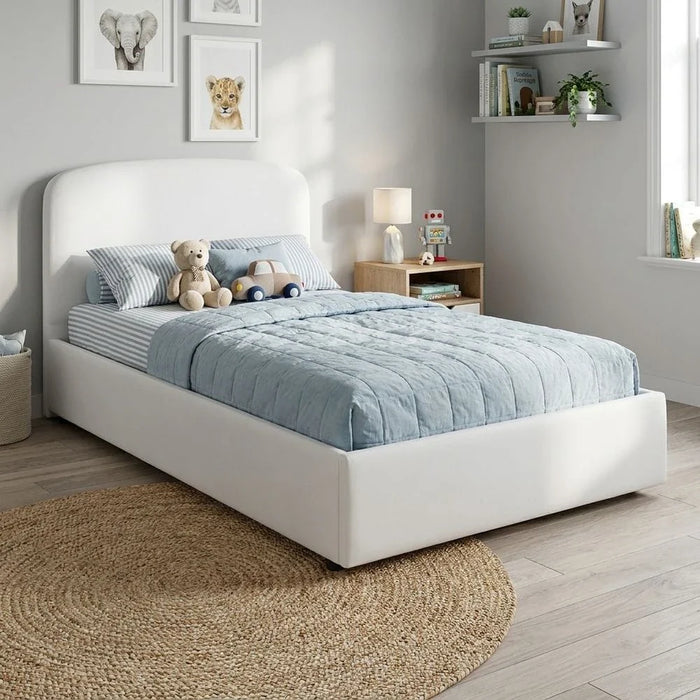 Reena 120 X 200 Upholesterd Single Bed-Beige