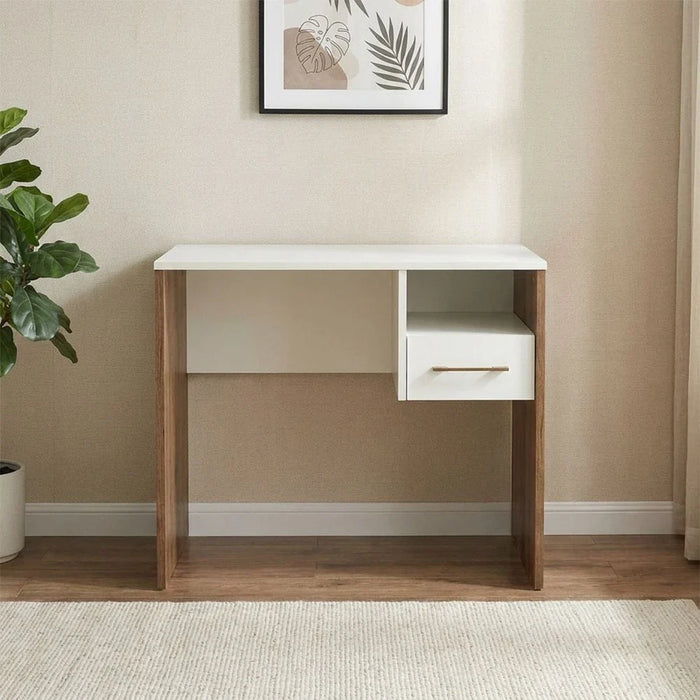 Gordion Study Desk- Light Cream