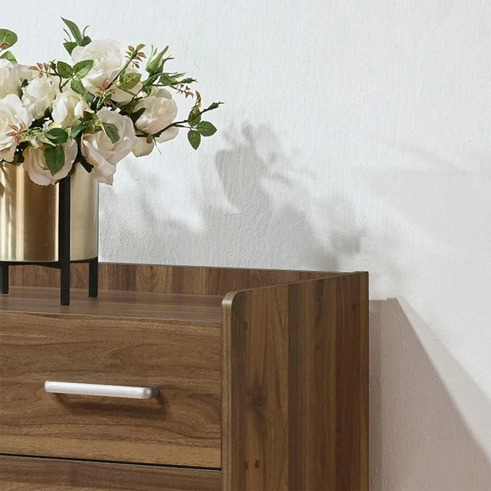 Supreme 3Drawers Young Dresser-Light Walnut