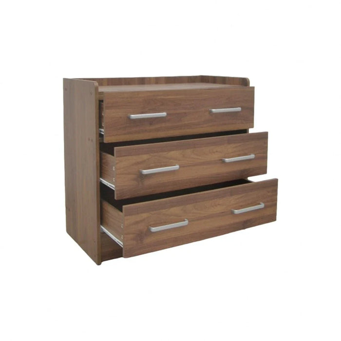 Supreme 3Drawers Young Dresser-Light Walnut