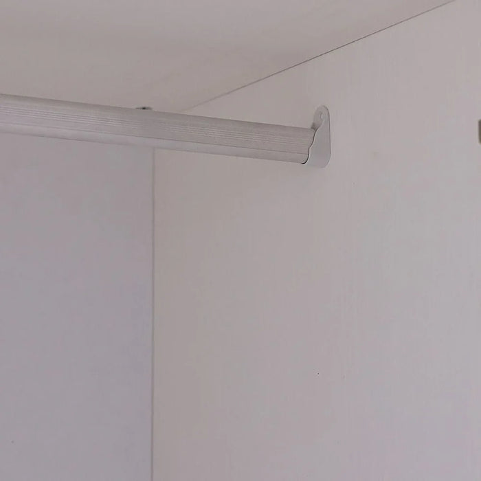 Gordion 3-Door Wardrobe - Cream - With 2-Year Warranty
