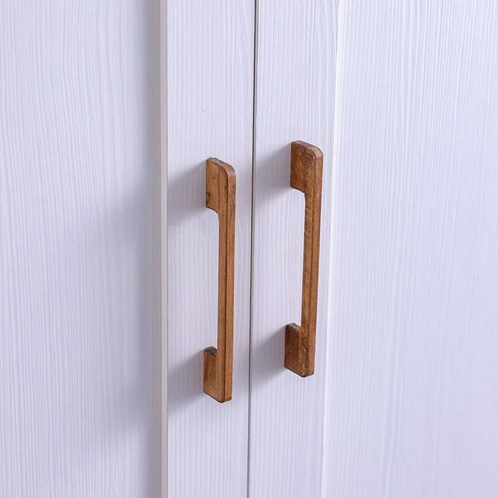 Gordion 3-Door Wardrobe - Cream - With 2-Year Warranty