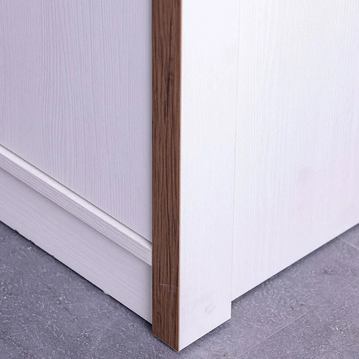 Gordion 3-Door Wardrobe - Cream - With 2-Year Warranty