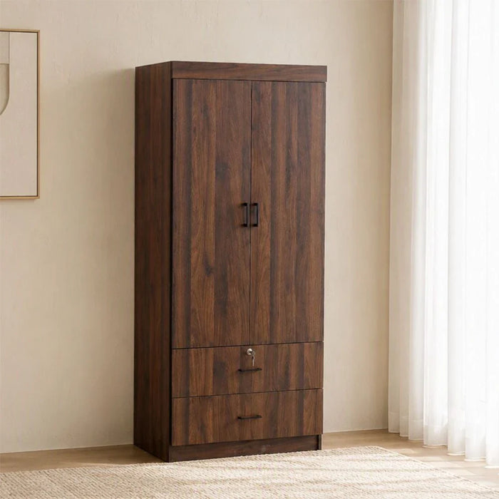 Sante 2 Door + 2 Drawer Wardrobe-Columbia