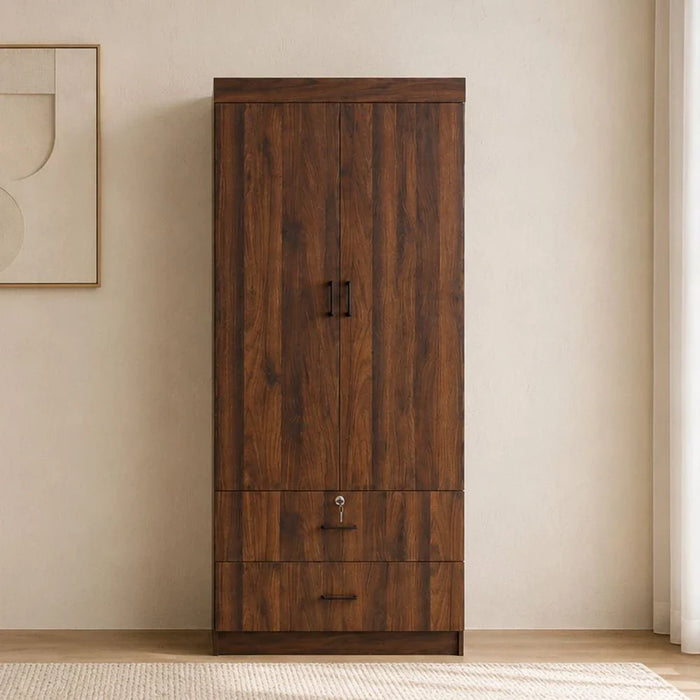 Sante 2 Door + 2 Drawer Wardrobe-Columbia