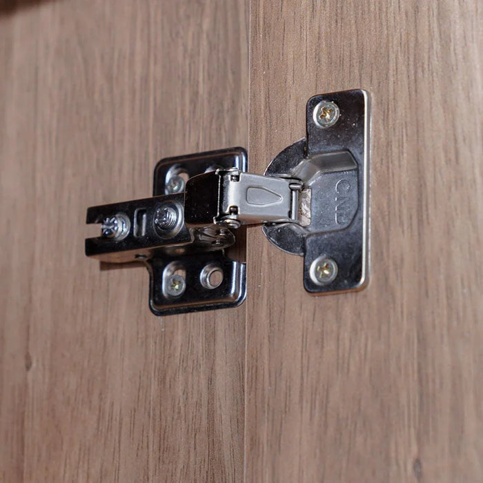 Zirco 3-Door Wardrobe-Brown Oak-With 2-Year Warranty
