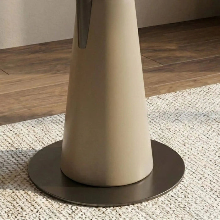 Lark Side Table - Grey/Gunmetal Black - With 2-Year Warranty Danube Home