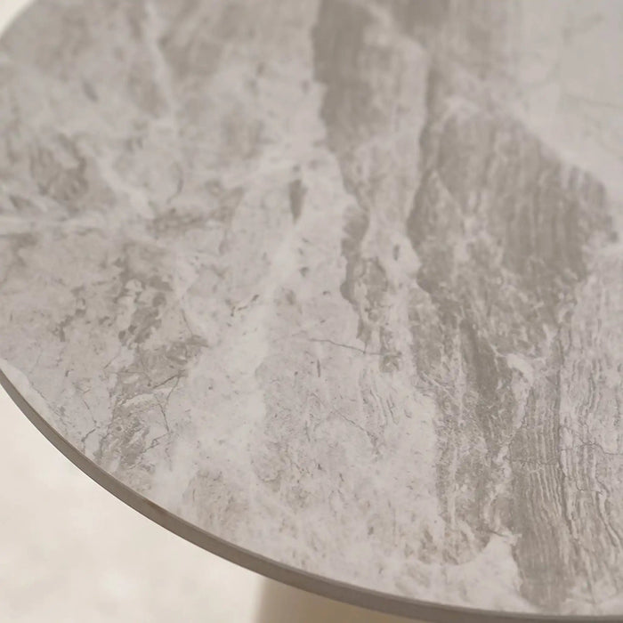 Lark Side Table - Grey/Gunmetal Black - With 2-Year Warranty Danube Home