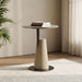 Lark Side Table - Grey/Gunmetal Black - With 2-Year Warranty Danube Home