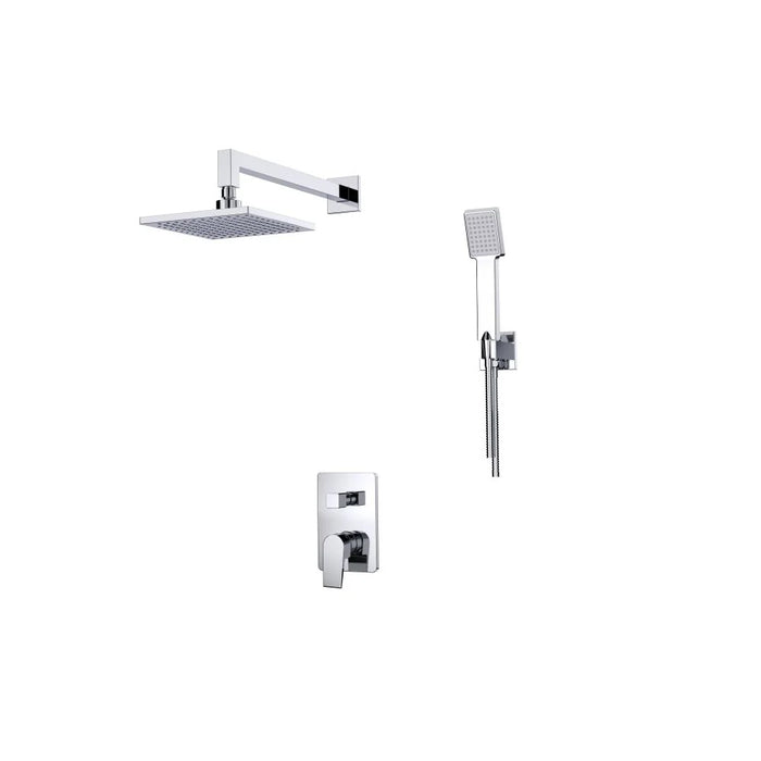 Milano Mac 2-Way Concealed Bath Shower Mixer – Modern Wall-Mounted Bathroom Faucet with Durable Brass Construction, Sleek Concealed Design for Stylish Bathrooms