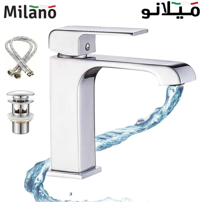 Milano Power Wash Basin Mixer Chrome 40x60centimeter