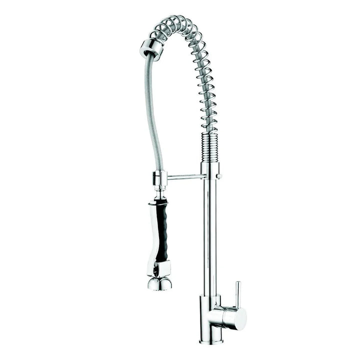 Spring Pullout Kitchen Sink Mixer Silver Standard