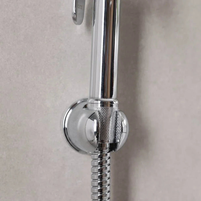 Sleek Brass Shattaf Set Chrome Standard