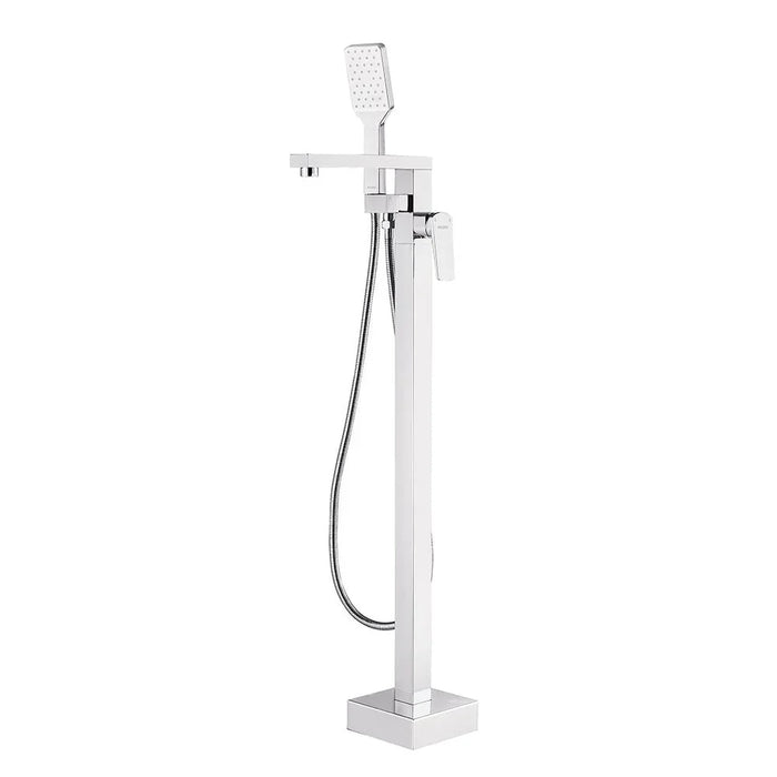 Milano Yana Free Standing Bath Mixer Chrome Floor Mounted Faucet