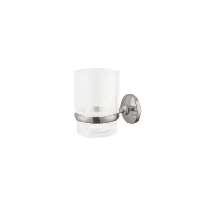 7-Piece Milano Classic Bathroom Accessories Set Silver/Clear