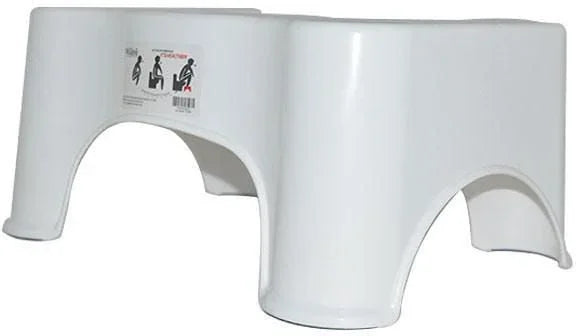 Milano Squatting Stool White 12x20x9inch
