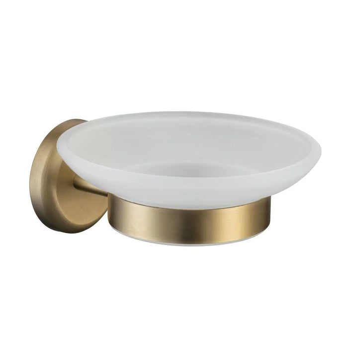Milano Calli Bathroom Accessories 6 Pcs Complete Set Matte Gold | Brass Full Accessories Set | Bathroom Accessories Set For Toilet Bathroom Washroom Shower Room - Matt Gold