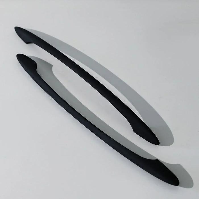 Milano Aria Cabinet Zinc Handle Earl Black 405x33x13mm E6082-320, Zinc Alloy, Cabinet Handle For Home Installation