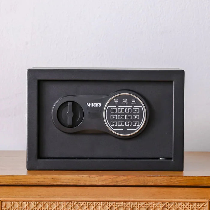 Milano James Safe 8.5L (200X310X200Mm-1/3Mm) Black Digi Panel