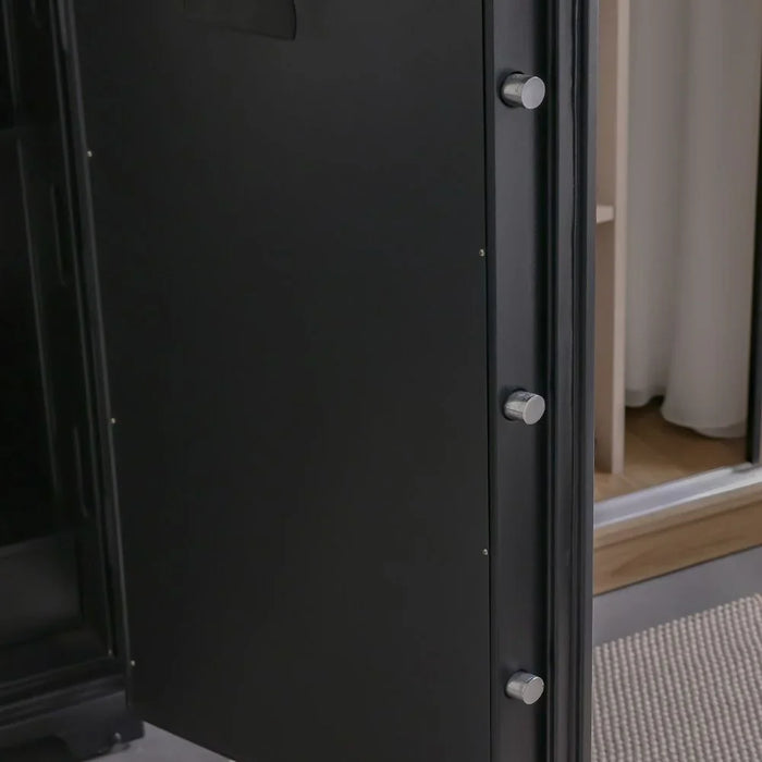 Milano Fireproof Safe with Fingerprint Lock - 920x600x570mm, Alloy Steel, 188kg, 1 Year Warranty, Secure Storage for Valuables, No Installation Required