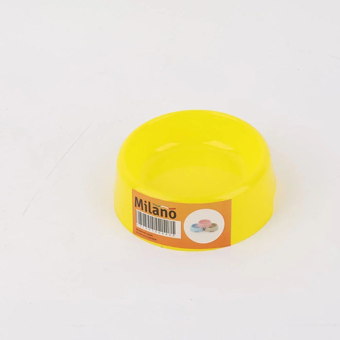Milano Non-Slip Pet Bowl for Dogs & Cats – Durable Food & Water Feeder Dish, Easy to Clean, Anti-Skid Base, Ideal for Puppies, Small & Large Pets 13.5X4.8Cm