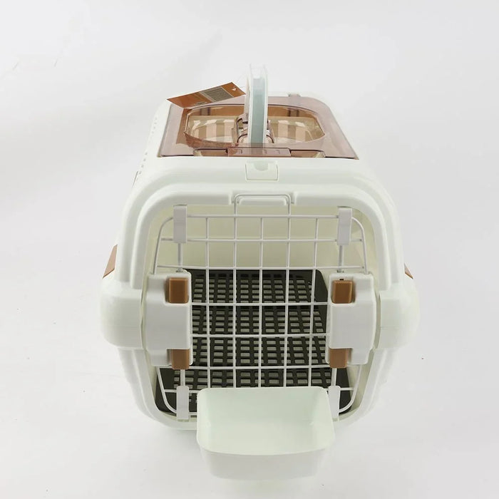 Milano Pet Airbox Carrier – Durable, Lightweight Pet Travel Carrier for Small Dogs & Cats, Comfortable & Secure with Adjustable Straps, Perfect for Air Travel & Outdoor Adventures Small  L32XW49XH30Cm
