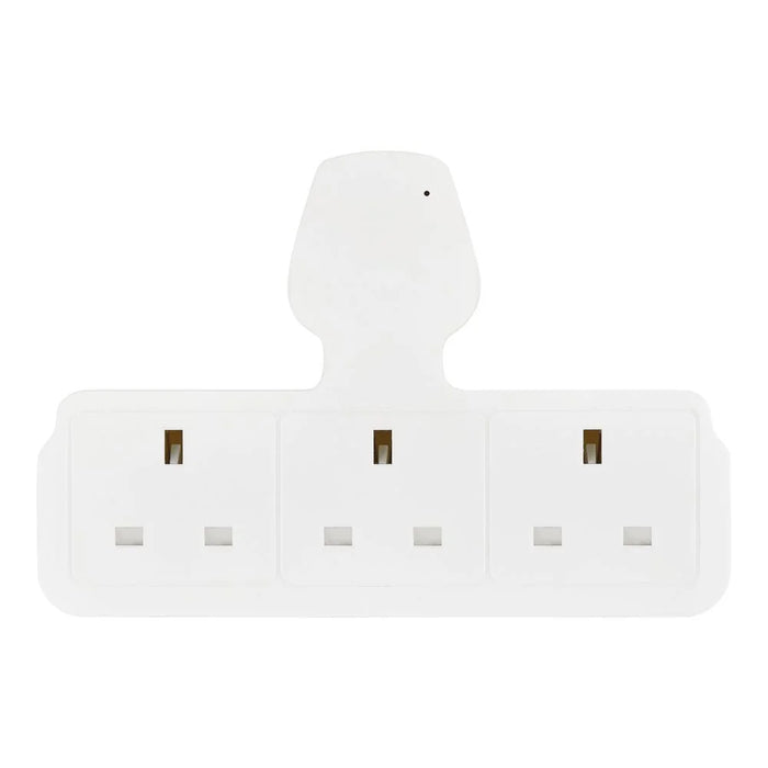 Milano 3-Socket Adaptor, White