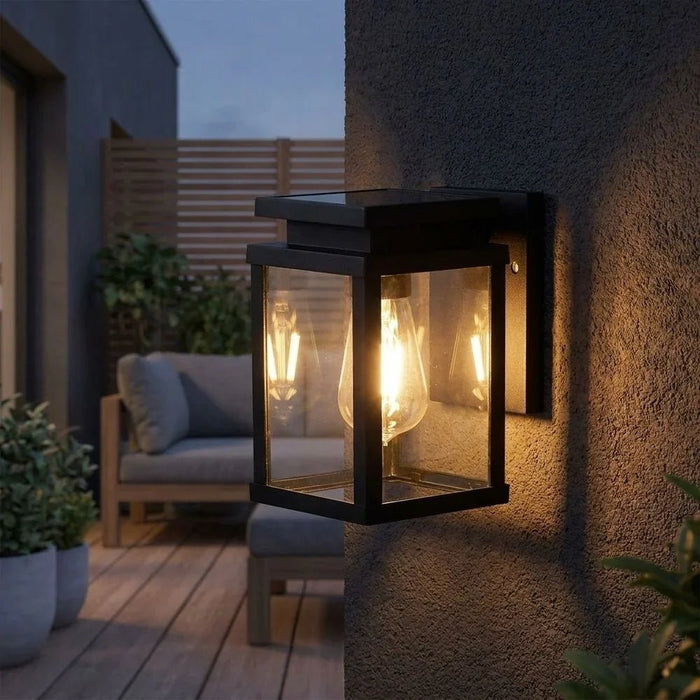 Outdoor Wall Light Black for Garden Patio