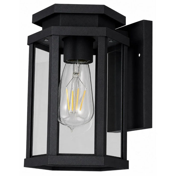 Outdoor Wall Light Black for Garden Patio