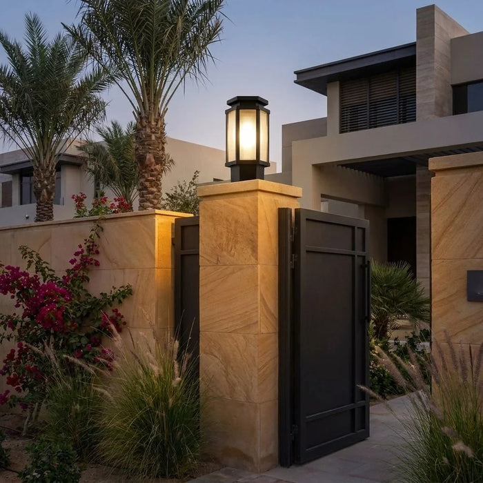 Outdoor Wall Light Black for Garden Patio