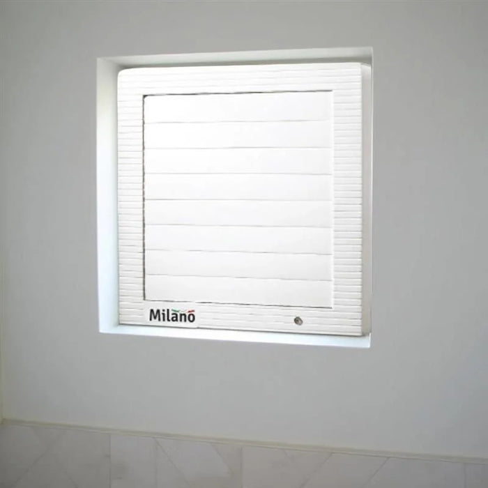 Milano Auto Shutter Exaust Fan 210700100007 White