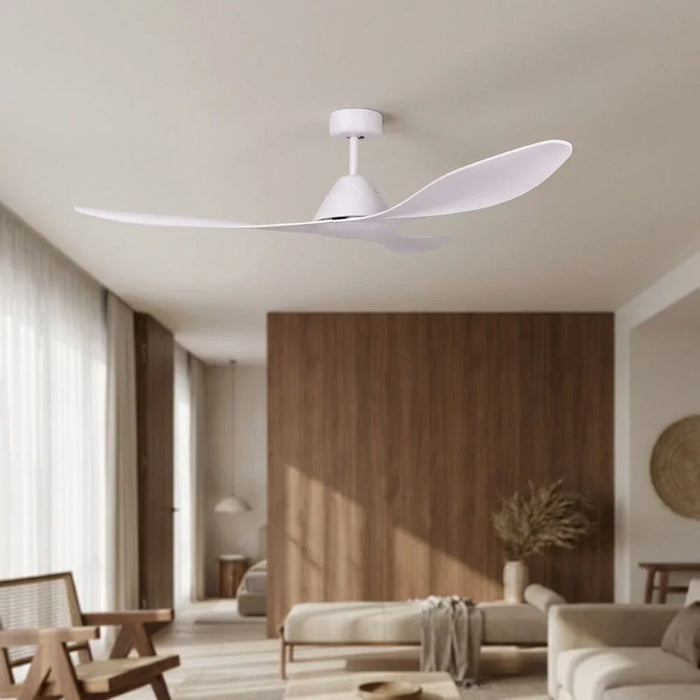 Milano Ceiling Fan, White, 52 Inches, For Home Office