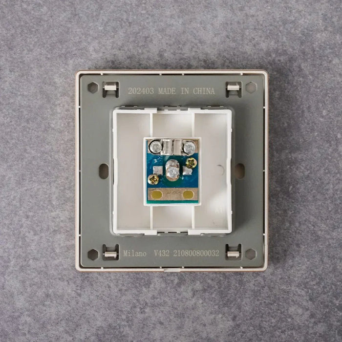 Milano Tv Outlet Cable Socket For Modern Home Electrical Switches Sockets Outlets For Home Appliances Computers Aura Gld