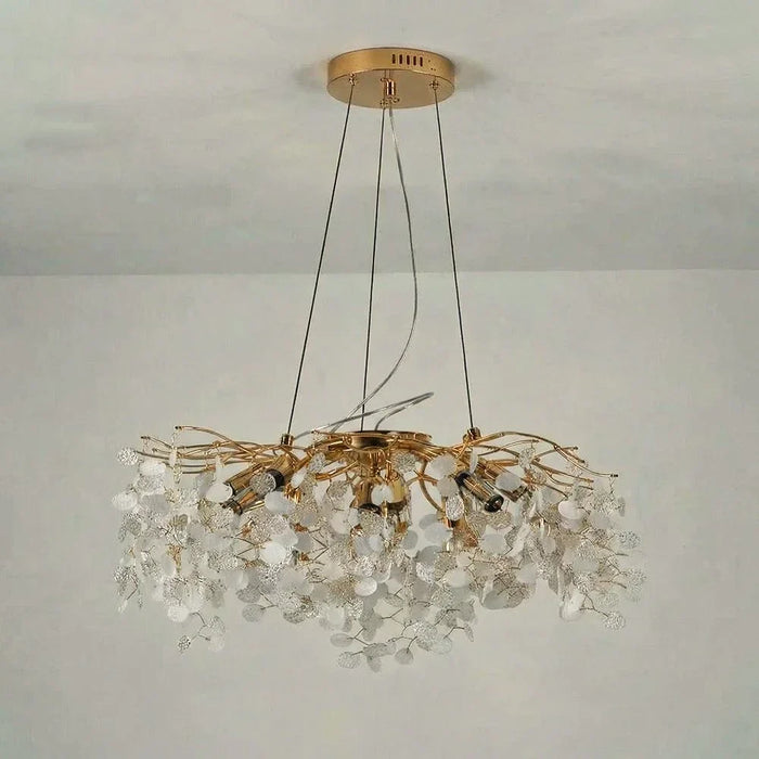 Edith Crystal Chrome Chandelier 40cm Modern Ceiling Light Luxury