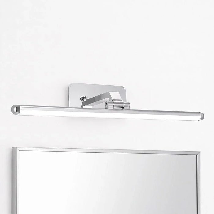 Danube Home Davinci Modern Wall Sconce Light For Wall Mirror| Indoor Wall Light With Inbuilt LED(Included)|18W LED Light| Polycarbonate+Aluminium Frame, Sandy Silver - L43xW9xH20cm (1 Year Warranty)