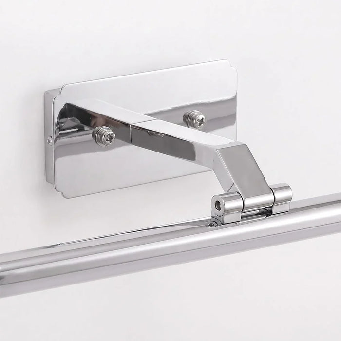 Danube Home Davinci Modern Wall Sconce Light For Wall Mirror| Indoor Wall Light With Inbuilt LED(Included)|18W LED Light| Polycarbonate+Aluminium Frame, Sandy Silver - L43xW9xH20cm (1 Year Warranty)