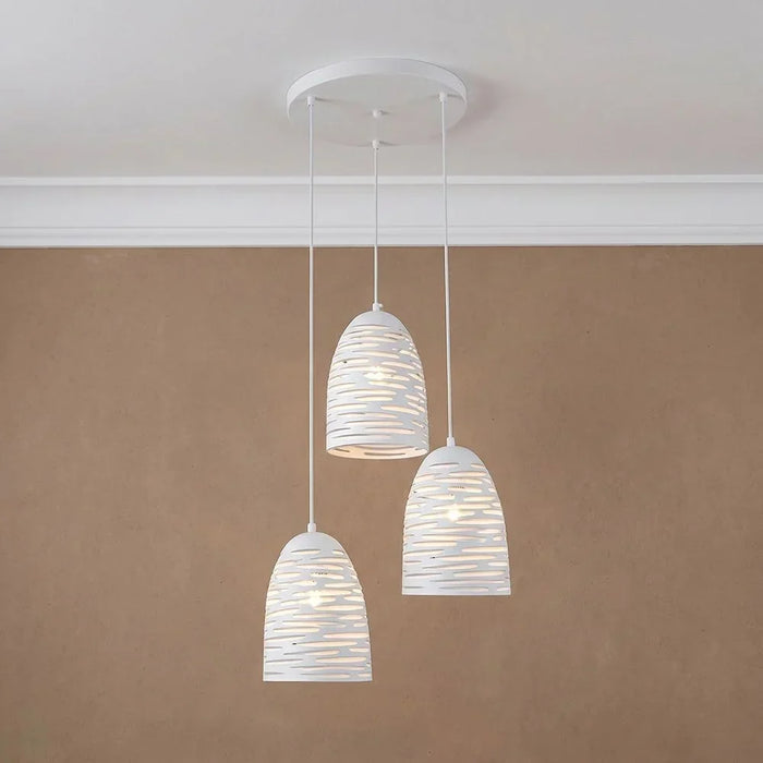 Seon Metal Chandelier-D250xH1500 mm-White-With 2-Year Warranty