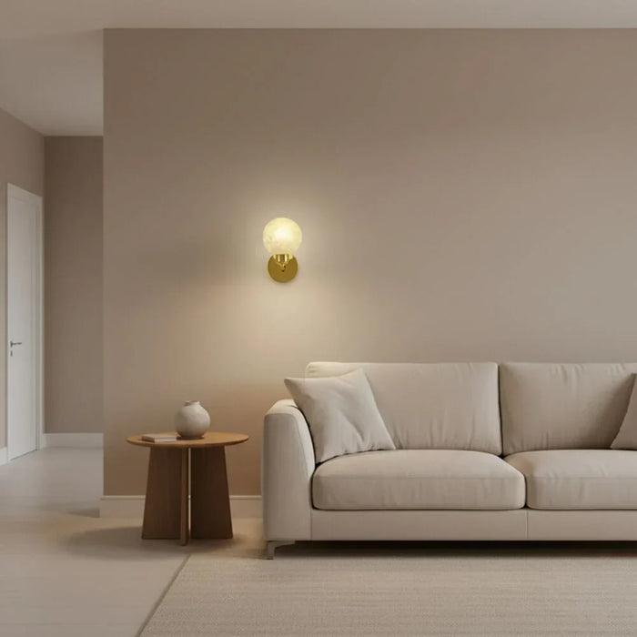 Sienna Wall Lamp White Silver Modern Decorative Wall Light