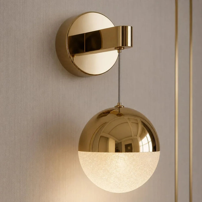 Solitare LED Wall Lamp French Gold Modern Decorative Wall Light