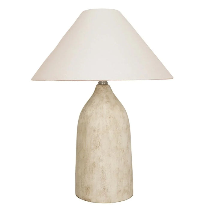 Travis Table Lamp - Beige Ceramic - Decorative Finish